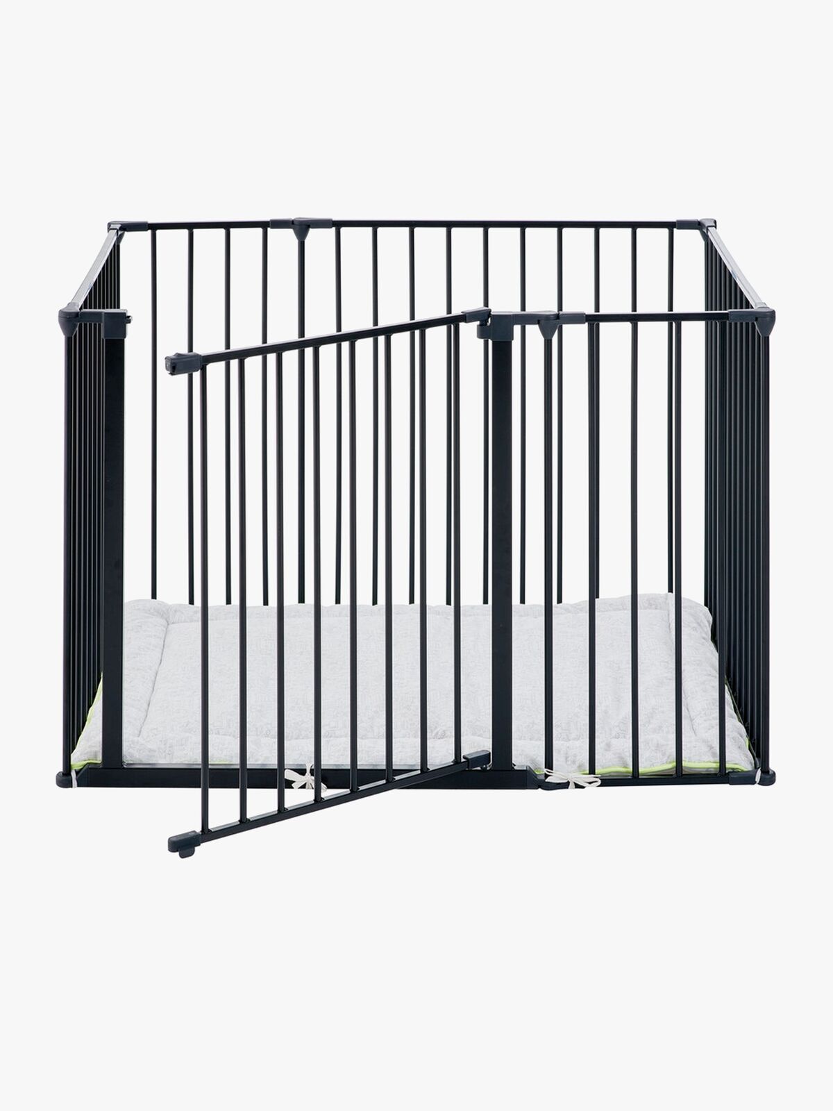BabyDan Square Lekegrind 105x72x71 cm , Svart