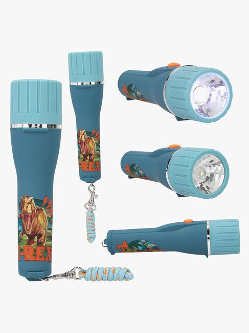 Dino World Lommelykt med Timer Blandet