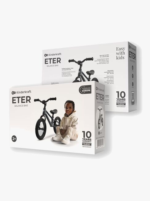 Kinderkraft ETER Balansesykkel, Svart