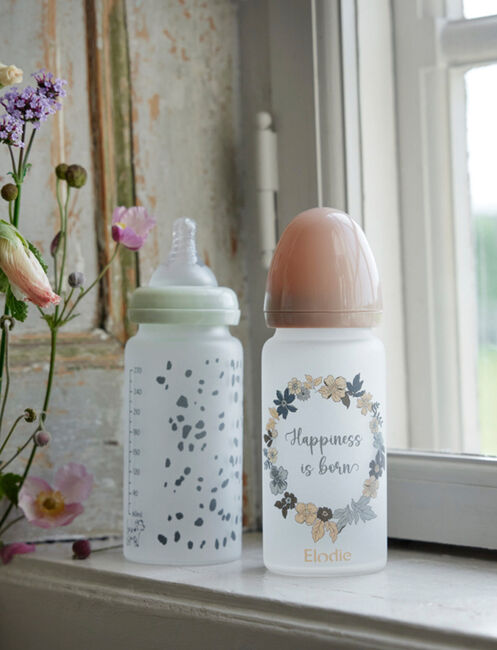 Elodie Tåteflaske Glass, Dalmatian Dots