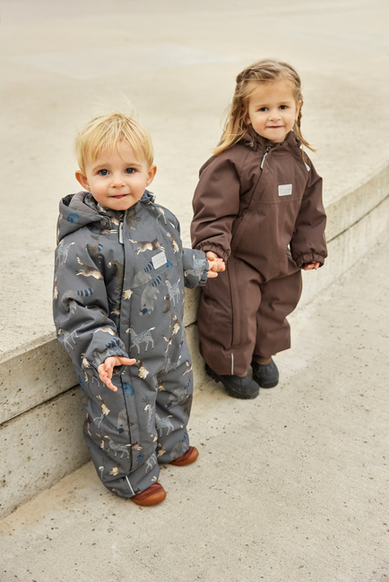 Minymo Vinterdress, Dark Gull Grey