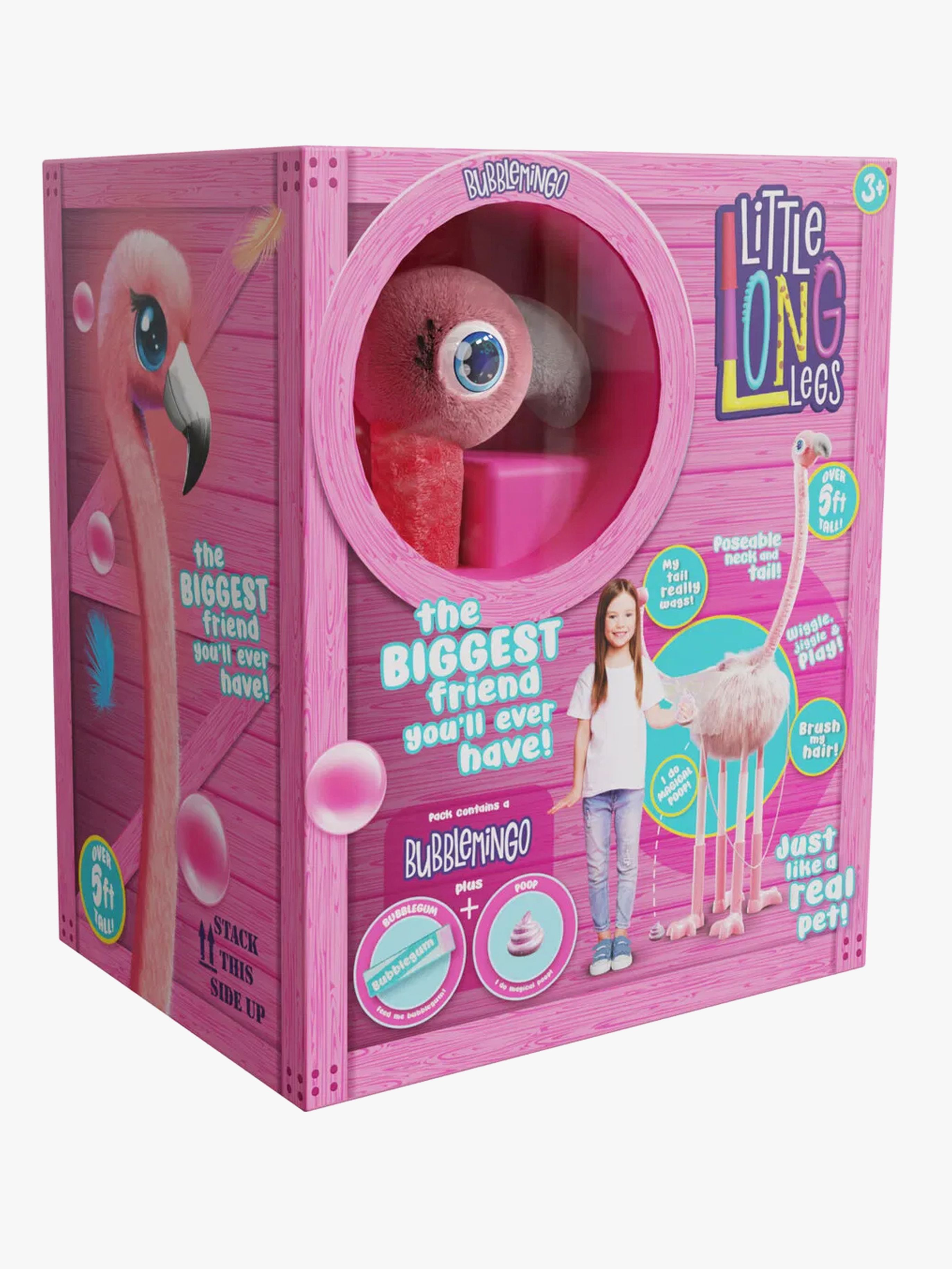 Little Long Legs Bubblemingo Flamingo 167 cm - Interaktive Leker