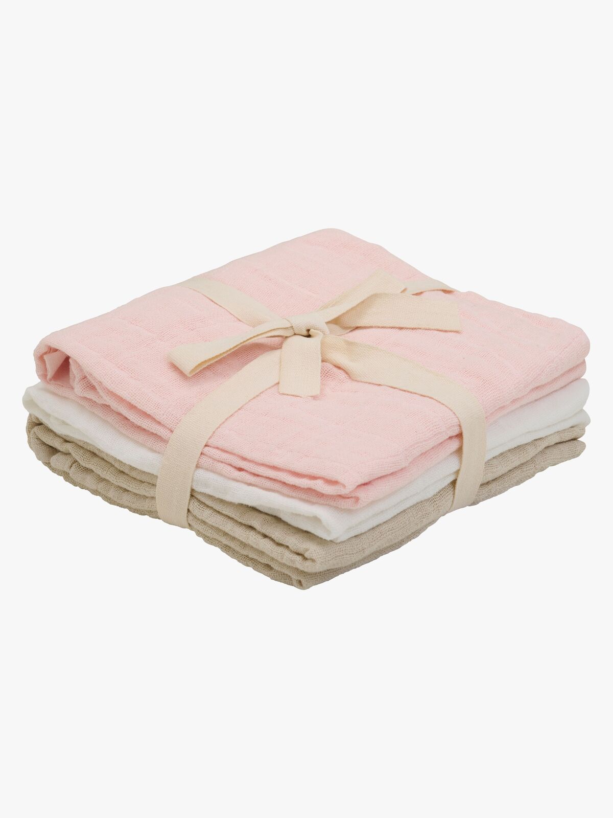 Pippi Musselinteppe 3-Pakk, Veiled Rose