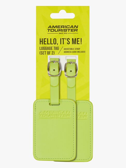 American Tourister Bagasjemerke 2-Pakk, Light Lime