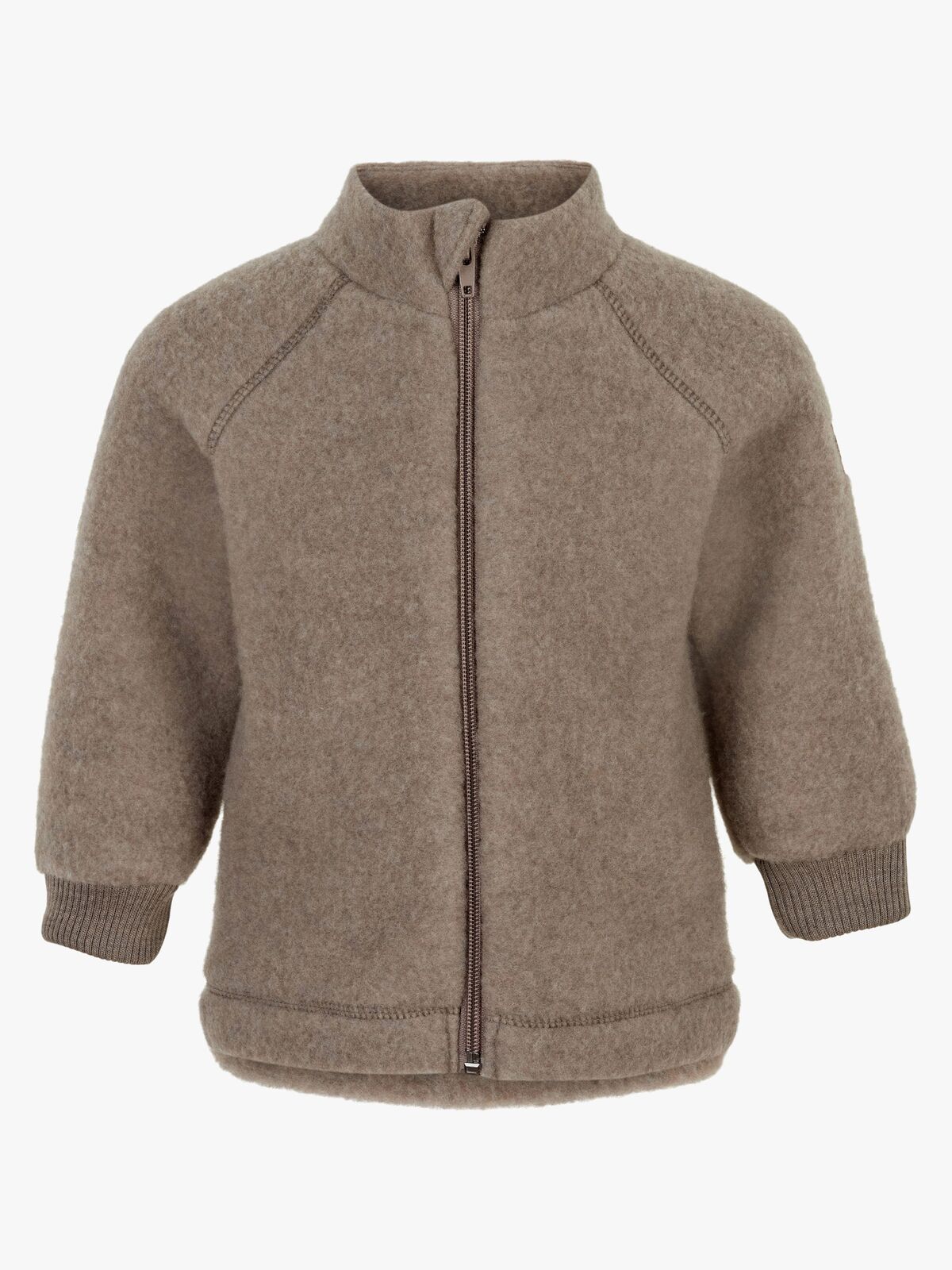 Mikk-Line Fleecejakke Merinoull, Melange Denver