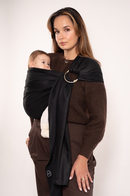 Love Radius No Knot Woven Ringsjal, Black