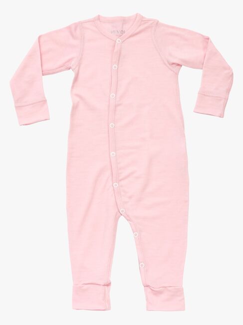 Devold Breeze Merino Jumpsuit Baby, Chalk Pink