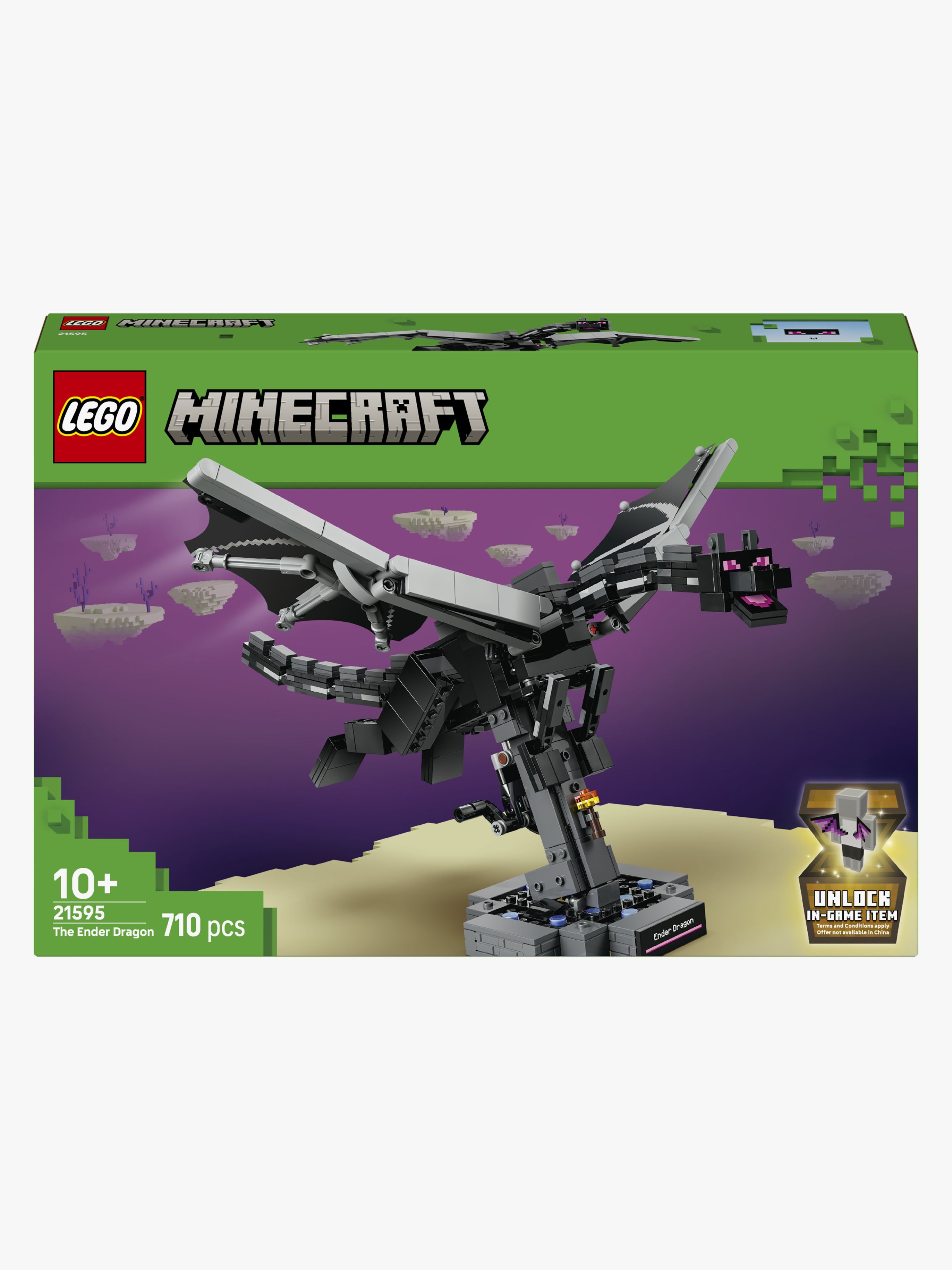 LEGO Minecraft 21595 Enderdragen - Byggesett - Plast