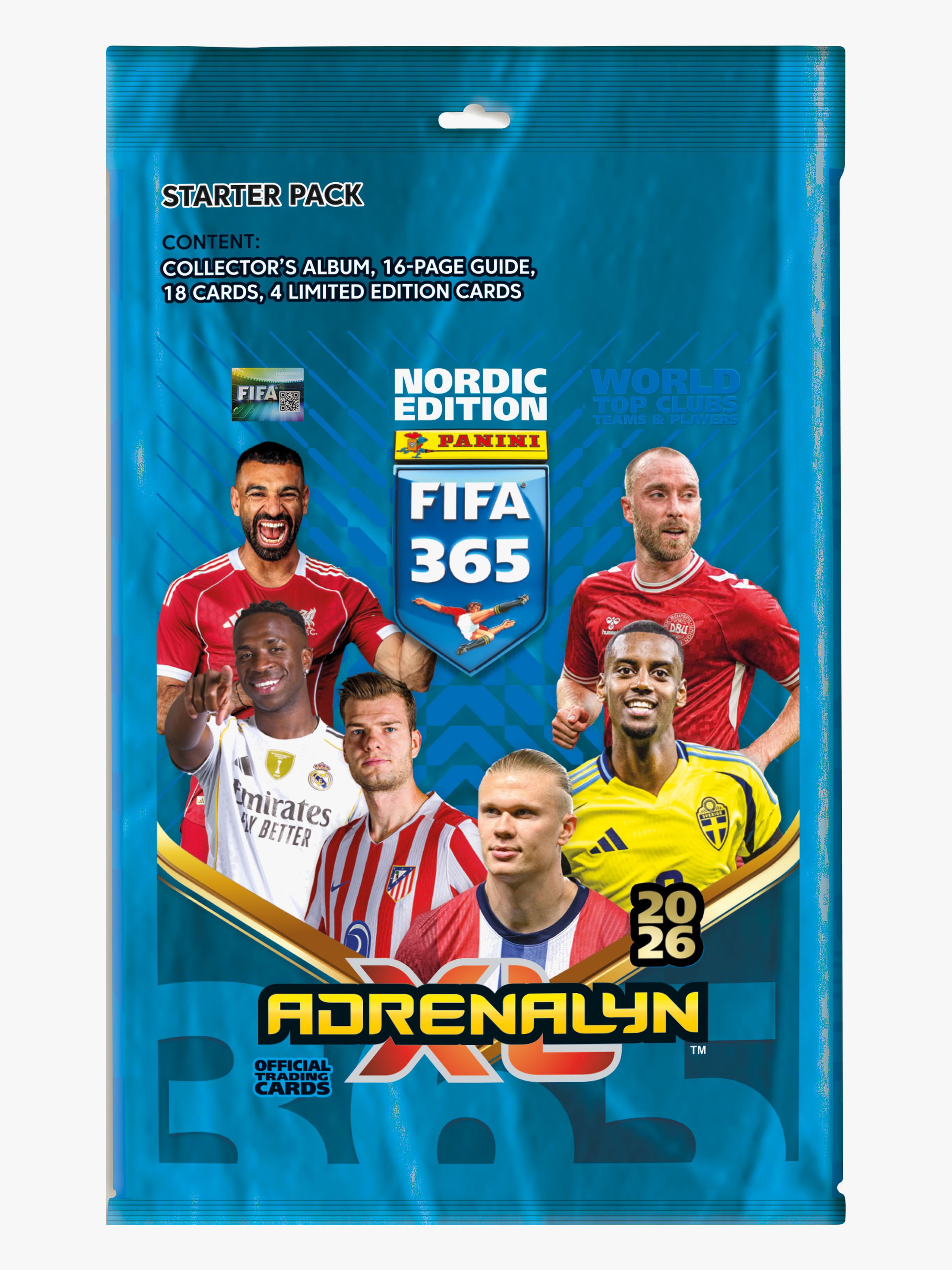 Panini FIFA 365 Adrenxl Samlekort 2026 Starter Pack - Kortspill & Memory