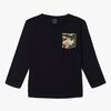Luca & Lola Piero Langermet T-Skjorte, Black