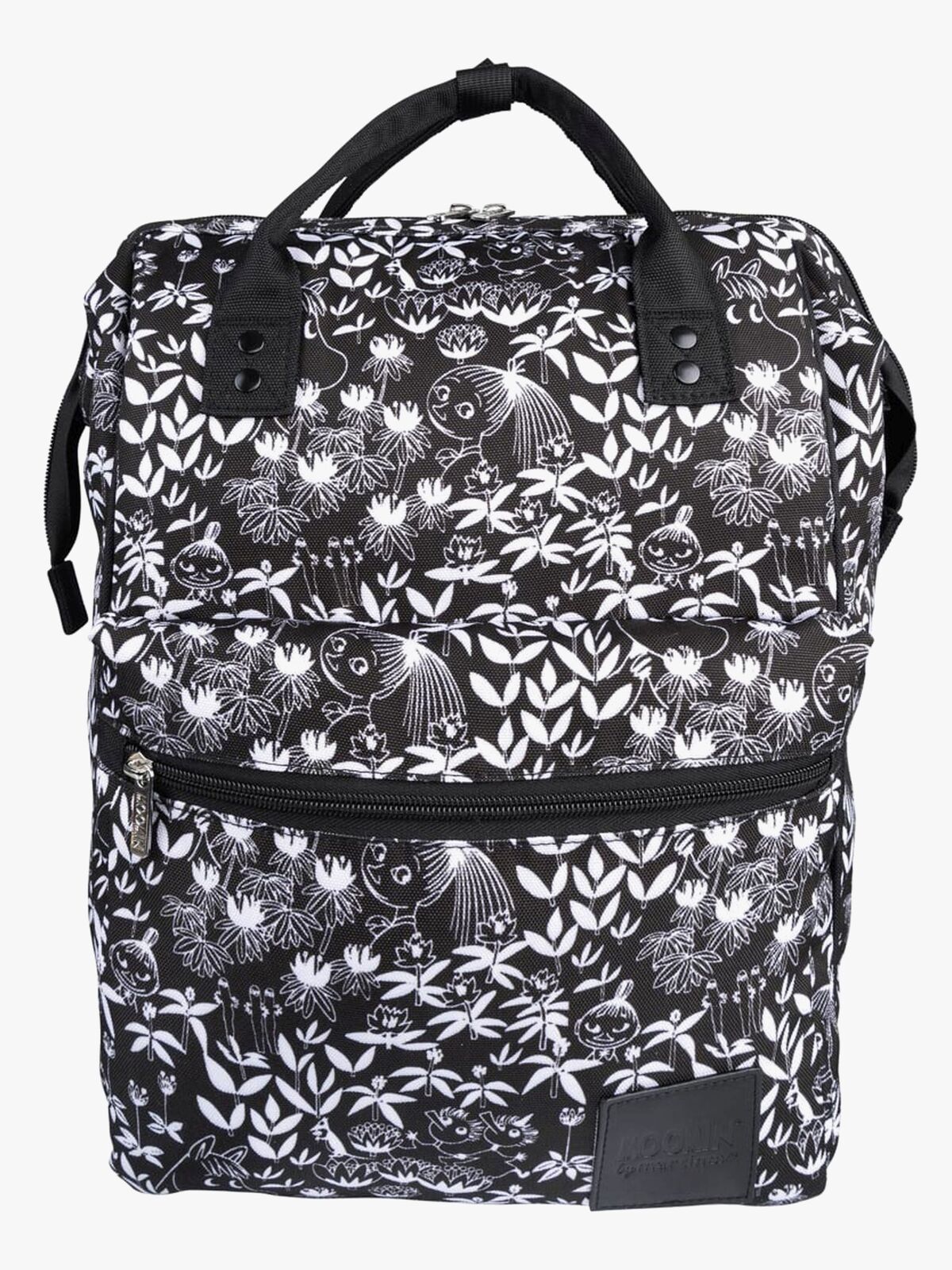 Mummitrollet Samu Primula Ryggsekk 15L, Svart/Hvit