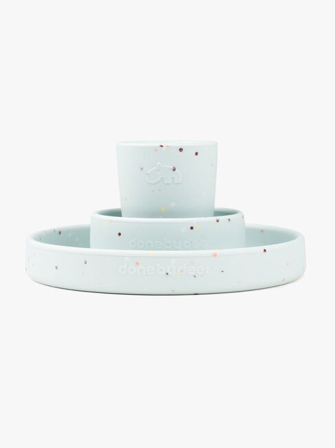 Done By Deer Confetti Barneserviser, Blå