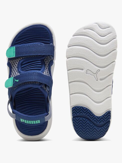 Puma Evolve Sandaler, Blue/Vibrant Green