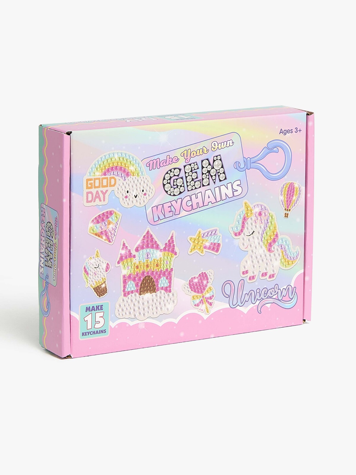 Fippla DIY Nøkkelringer med Akryldiamanter