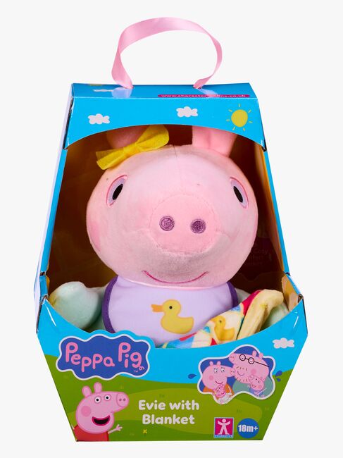 Peppa Gris Evie Kosedyr med Teppe 20 cm