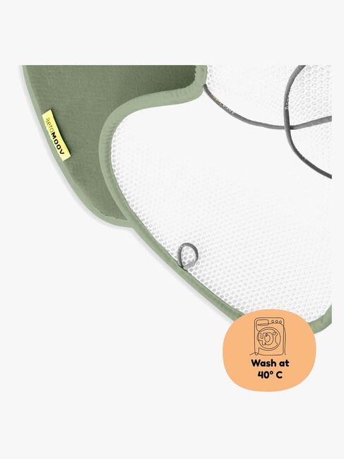 AeroMoov GR2/3 Sittepute Beltestol, Moss Green