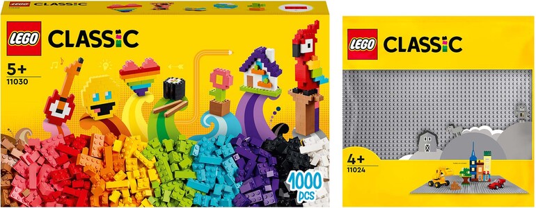 LEGO Classic 11030 Mange Klosser inkl. 11024 Basisplate
