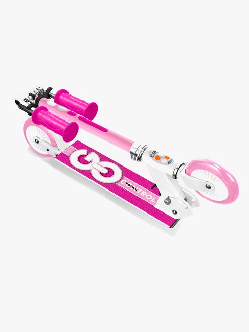 Skids Control Sammenleggbar Sparkesykkel, Rosa