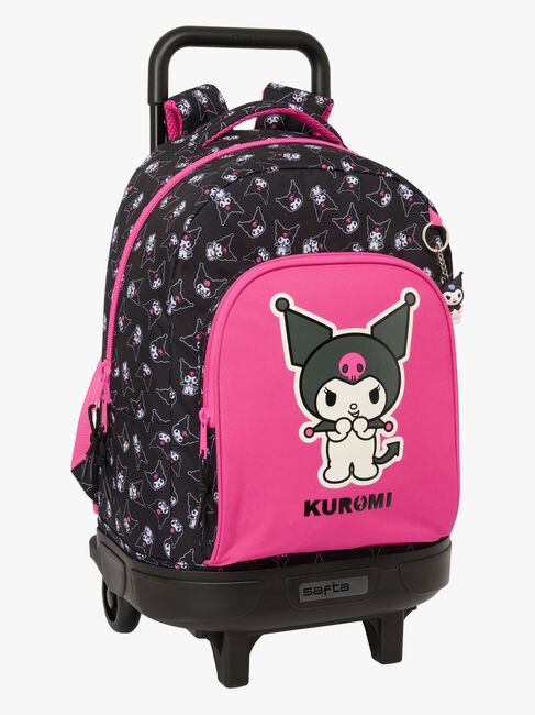 Hello Kitty Kuromi  Kompakt Koffert 33L, Rosa/svart