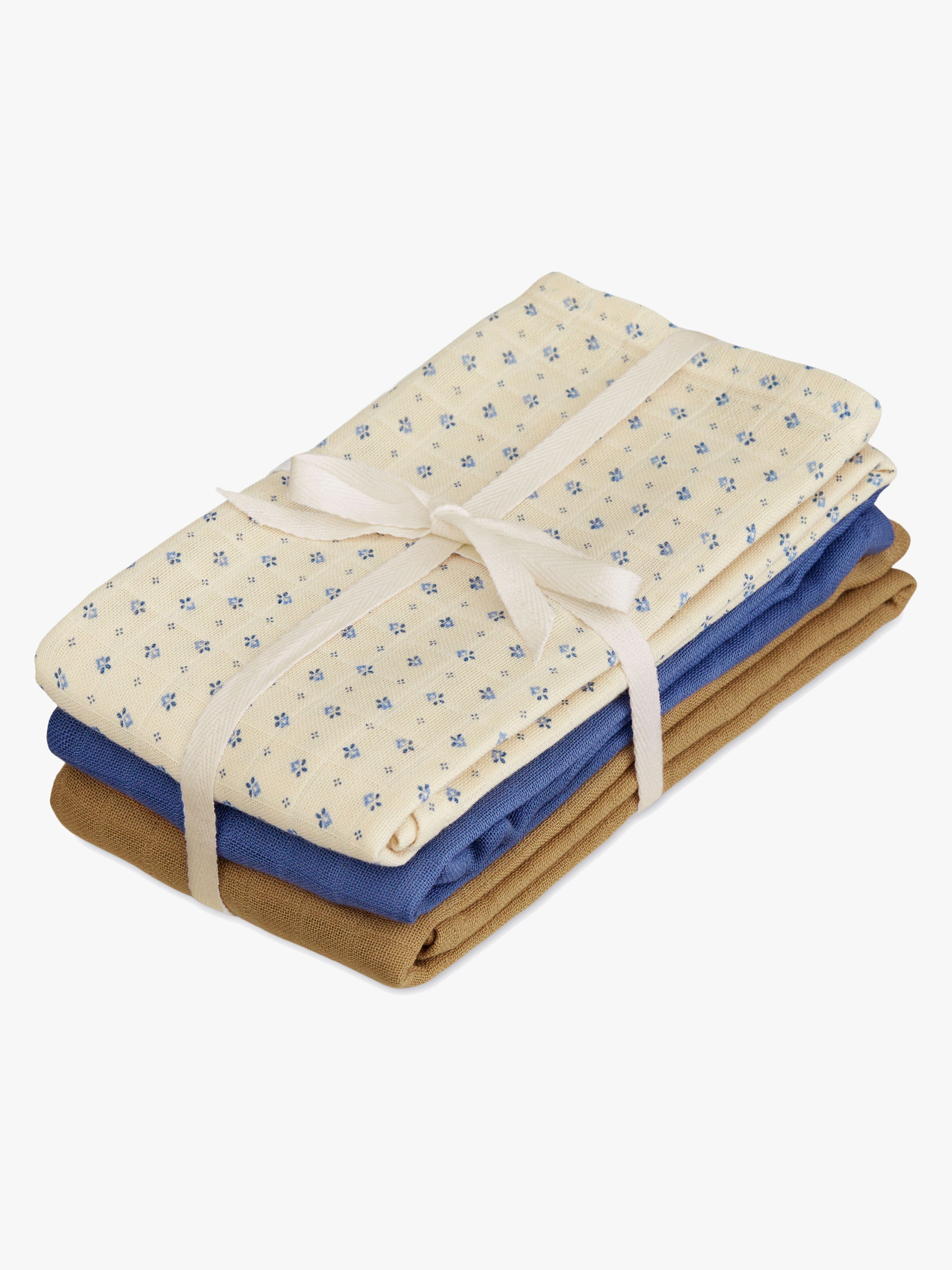 Cam Cam Copenhagen Musselintepper 3-Pack, Capri - Gulpekluter & Babytepper - Bomull