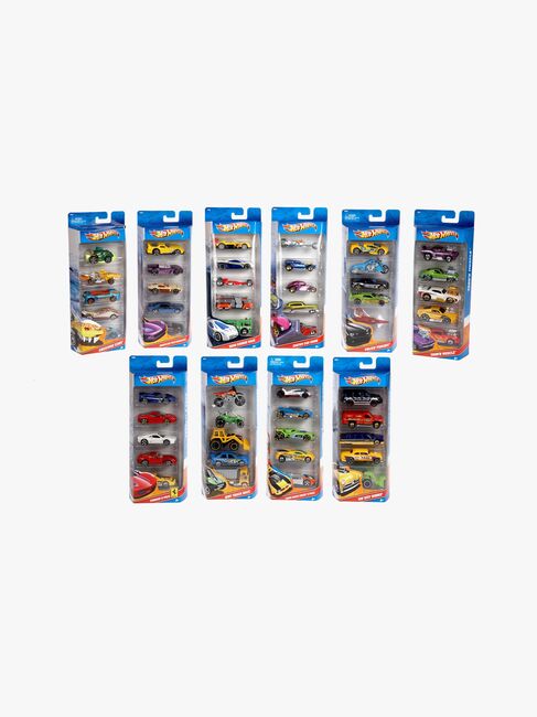 Hot Wheels Basic Biler 5-Pakk Blandet