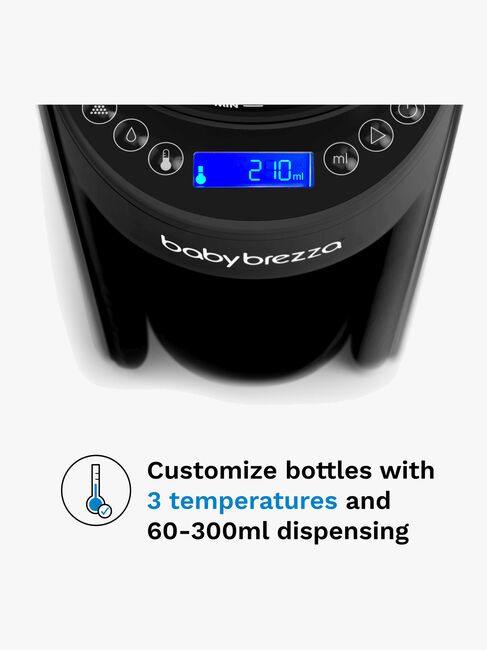 Baby Brezza Formula Pro Advanced Melkerstatnings- og Vellingmaskin, Black