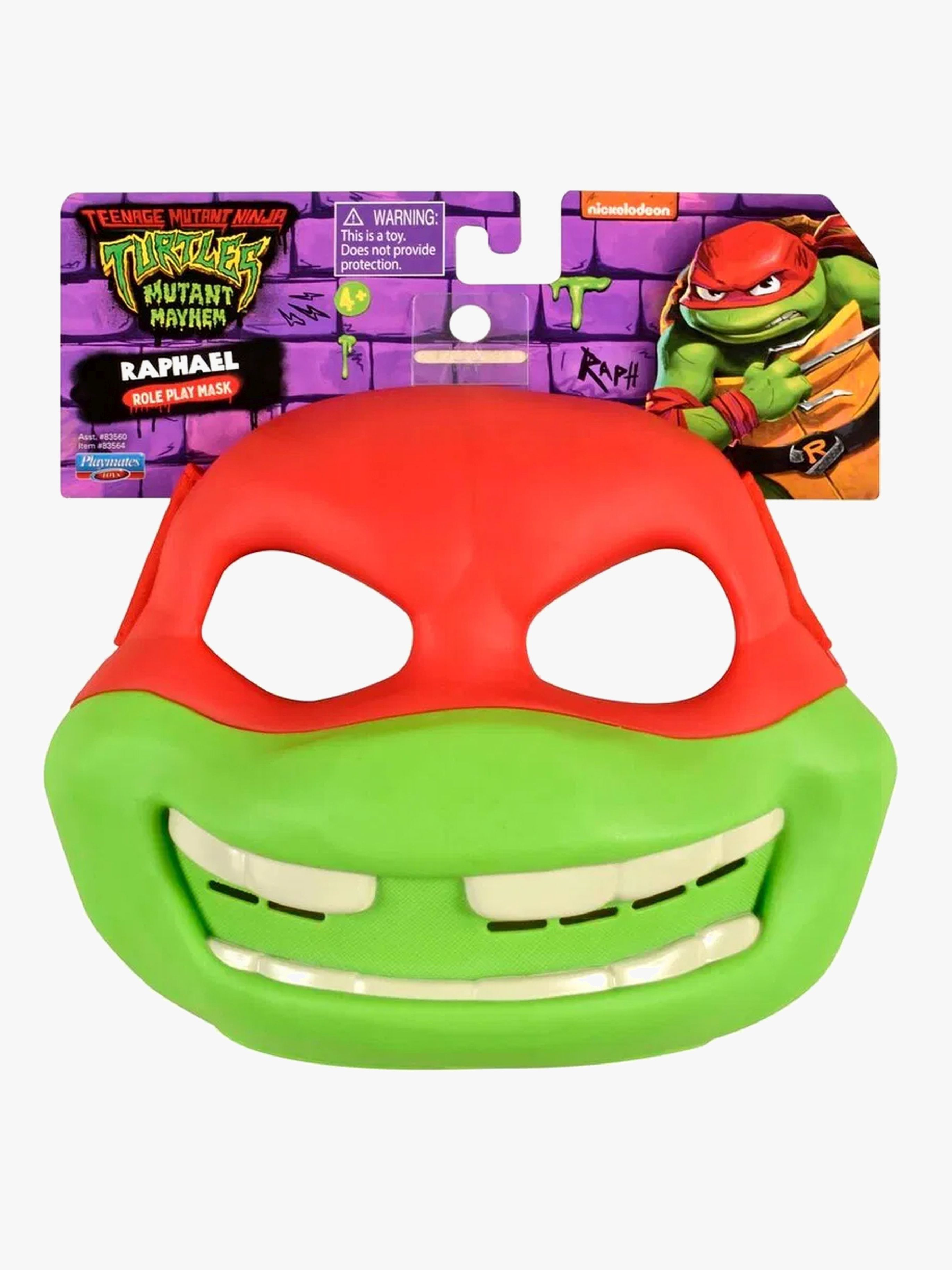 Turtles Maske Mutant Mayhem Raphael - Tilbehør - Plast