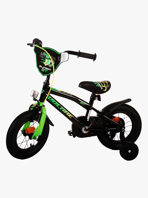 Volare Super GT Sykkel 12 Tommer, Svart/Grønn