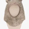 Huttelihut Teddybalaklava med Ører Merinoull, Camel Melange