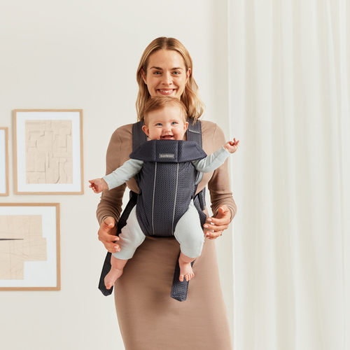 BabyBjörn Mini Bæresele 3D Mesh, Anthracite