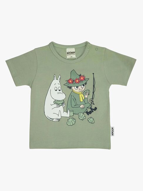 Mummitrollet by Martinex Free Time Shorts Sett, Grønn/Hvit