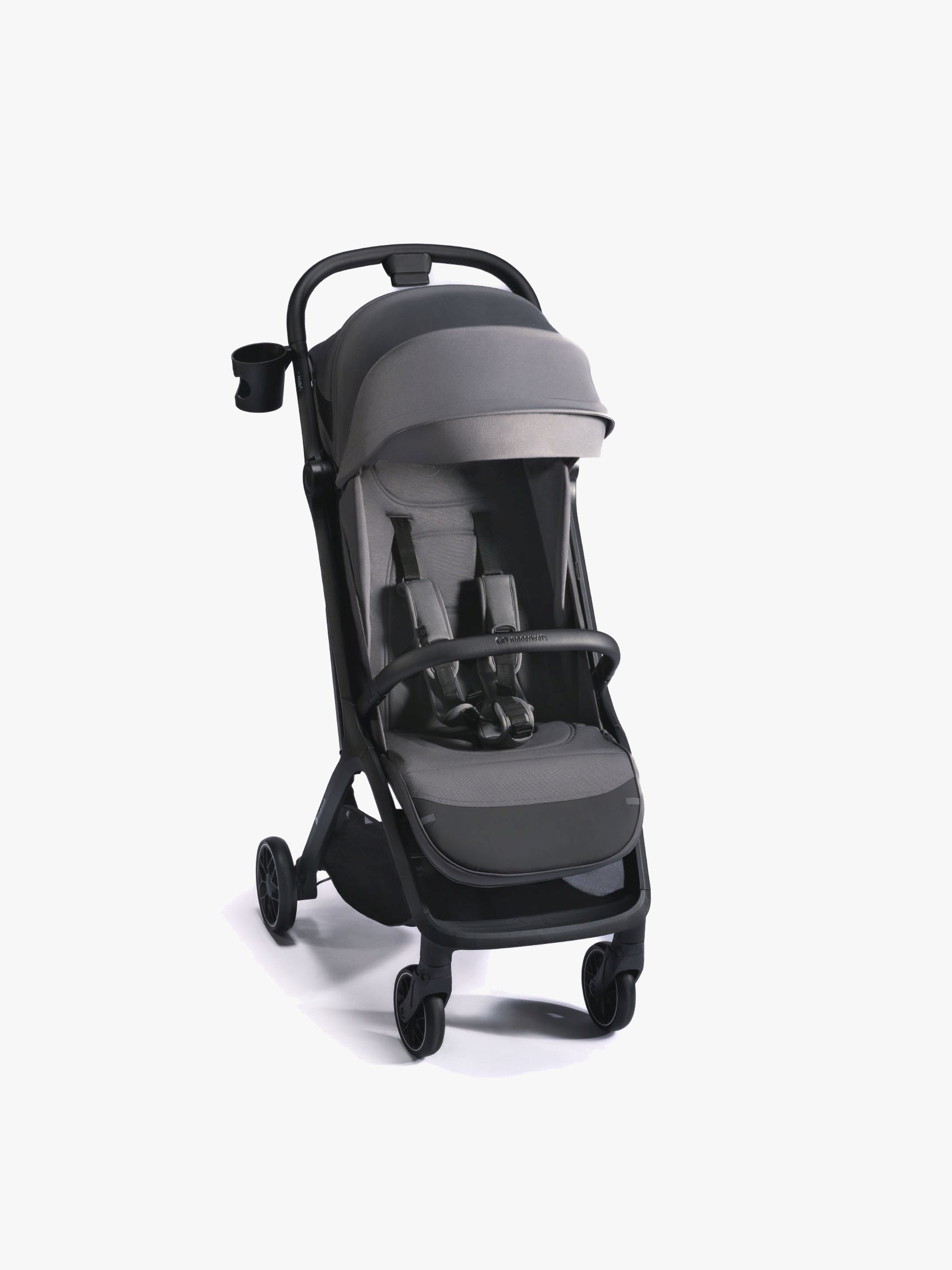 Kinderkraft NUBI 2 Sportsvogn, Cloudy Grey - Framovervendt Sittedel