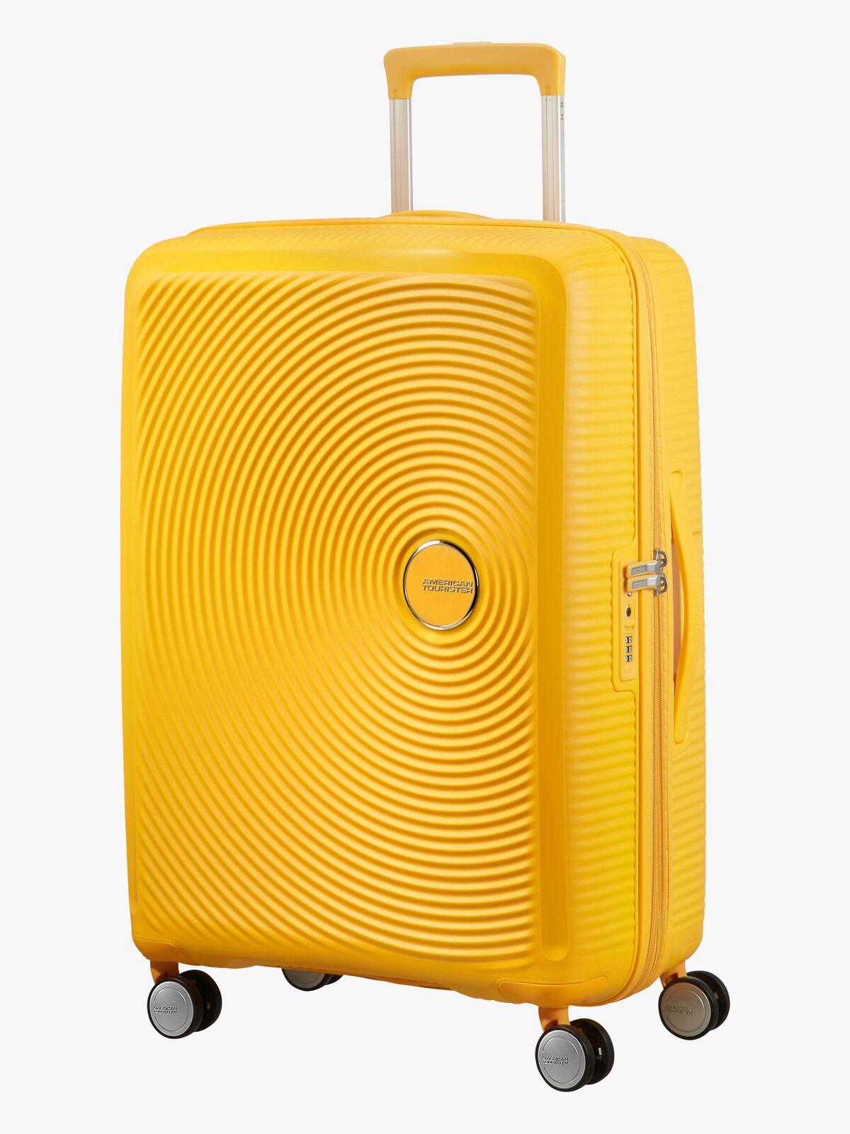 American Tourister Soundbox Spinner Koffert 71.5L, Golden Yellow