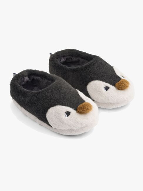 LIEWOOD Aviaja Penguin Tøfler, Sandy / Dark grey