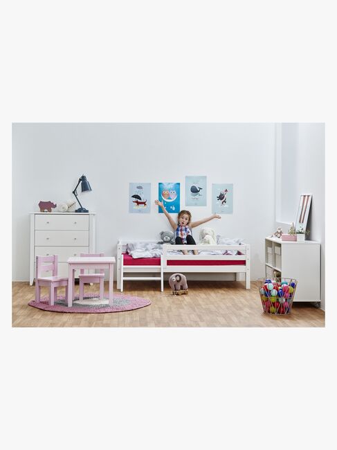 Hoppekids Sikkerhetsskinne Juniorseng ECO Dream, Hvit