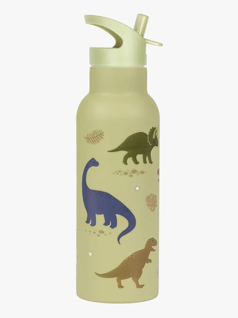 A Little Lovely Company Stainless steel XL Vannflaske, Dinosaurs