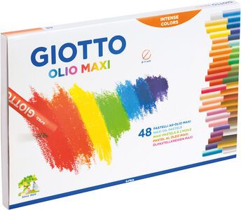 Giotto Olio Maxi Fargestifter 48-pack