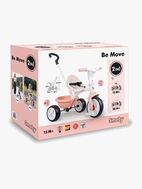 Smoby Be Move Trehjulssykkel, Rosa
