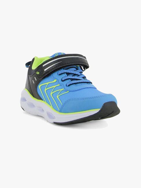 Leaf Varberg Blinkende Sneakers, Blue/Black