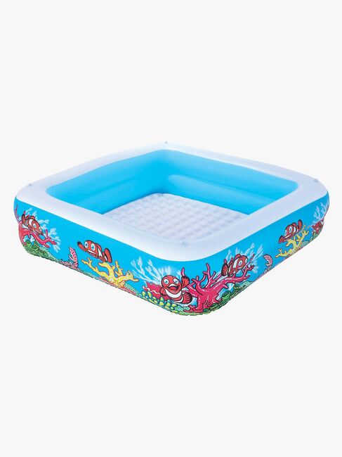 Bestway Barnebasseng med Solskjerm 147 cm, Blå