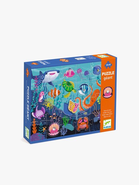 Djeco Puslespill Tactilo Sea 2-i-1