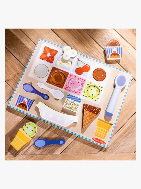 Melissa & Doug Magnetisk Puslespill & Lekesett Iskrem 16 Deler