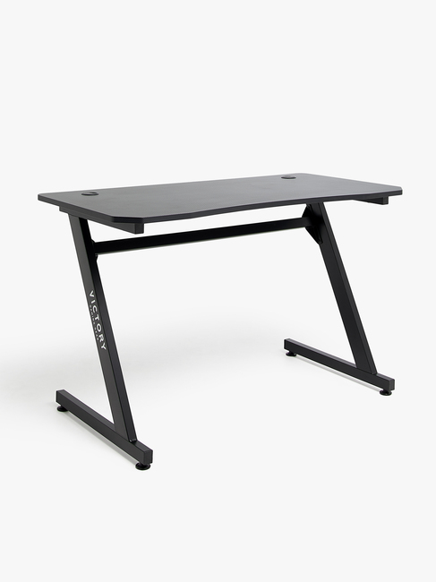 Victory Mission Gamingstol inkl. Bord, Svart/Blå