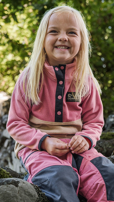 Didriksons Monte Fleecegenser, Heather Pink