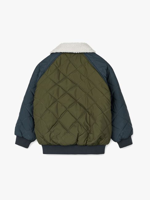 LIEWOOD Mira  Kviltet Jakke, Classic Navy/Army Brown