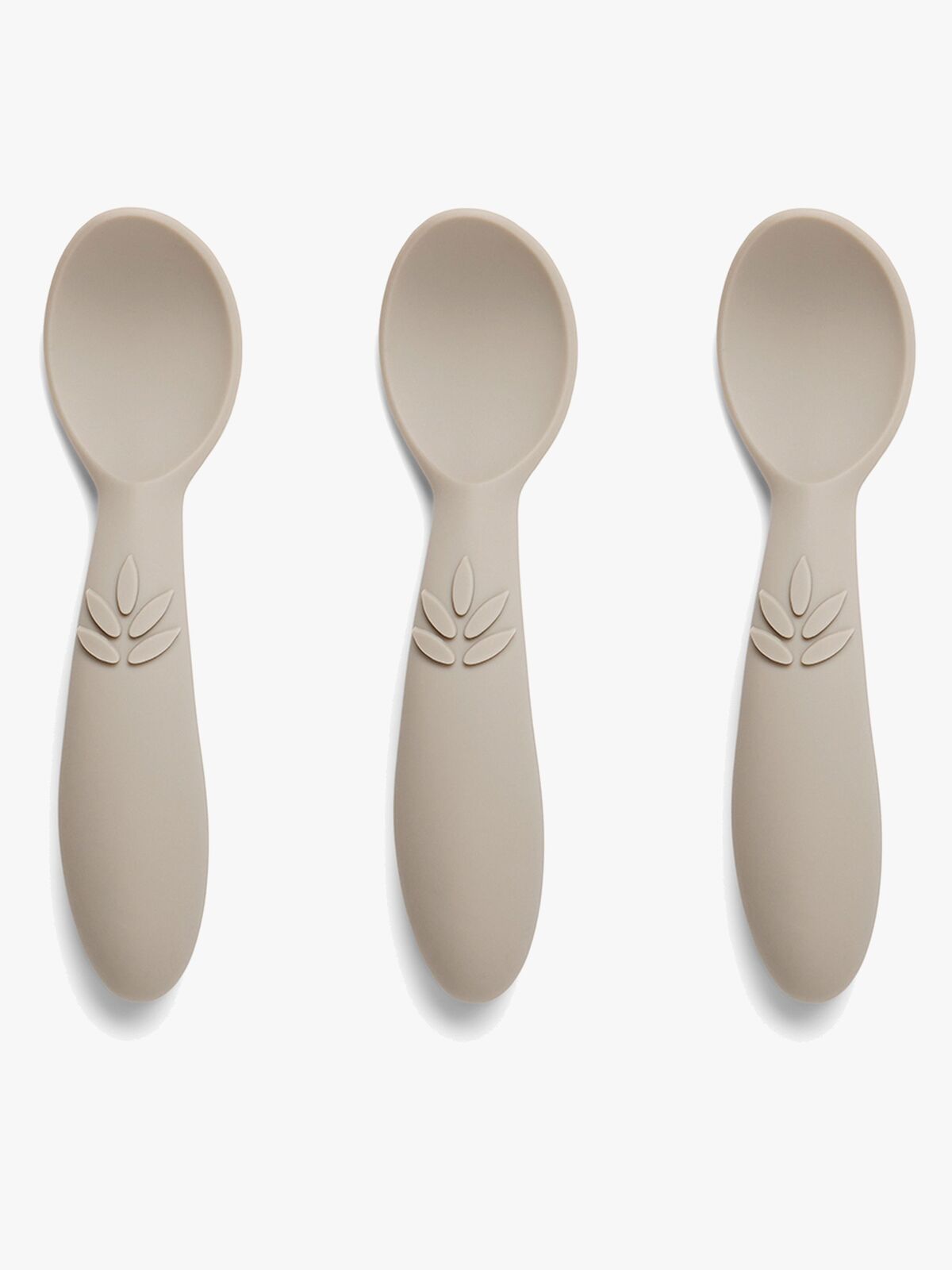 nuuroo Ella Skjeer Silikon 3-Pakk, Cobblestone