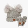 Kombi Adorable Lue og Votter, Light Heather Gray