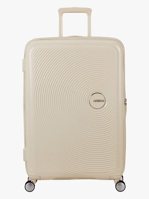 American Tourister Soundbox Spinner Koffert 97-110L, Coconut Sand