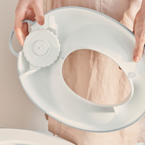 BabyBjörn Toalettsete, Hvit/Grå