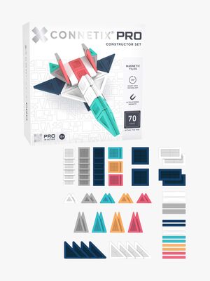 Connetix Magnetiske Byggeklosser Pro Constructor 70 Deler